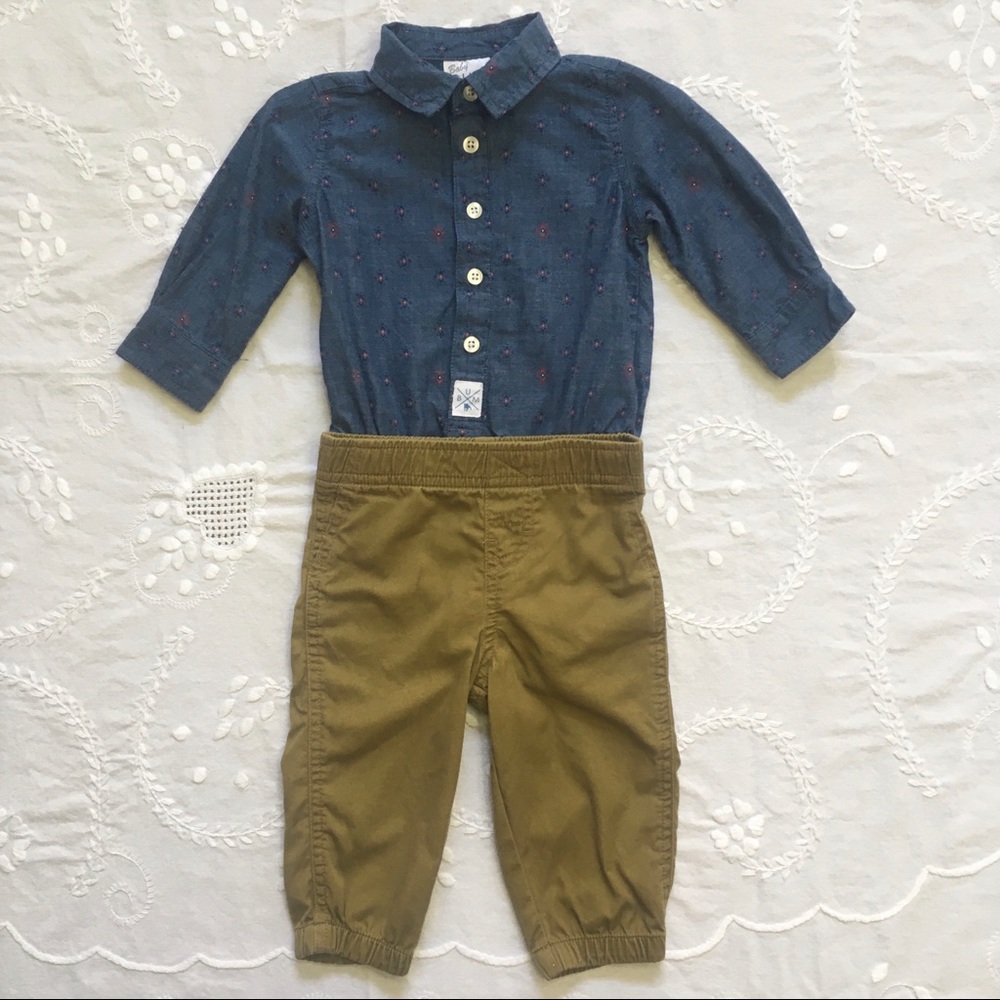 Baby BUM Jean Bodysuit & Pant Set